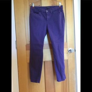 Eileen Fisher organic cotton pants, ankle zippers